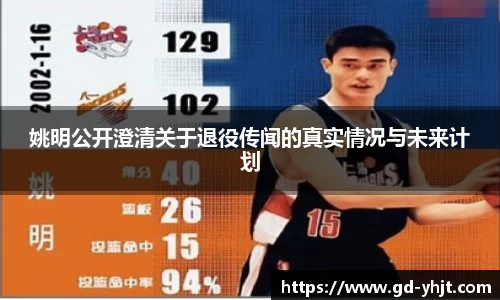 姚明公开澄清关于退役传闻的真实情况与未来计划