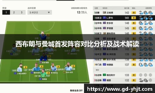 西布朗与曼城首发阵容对比分析及战术解读